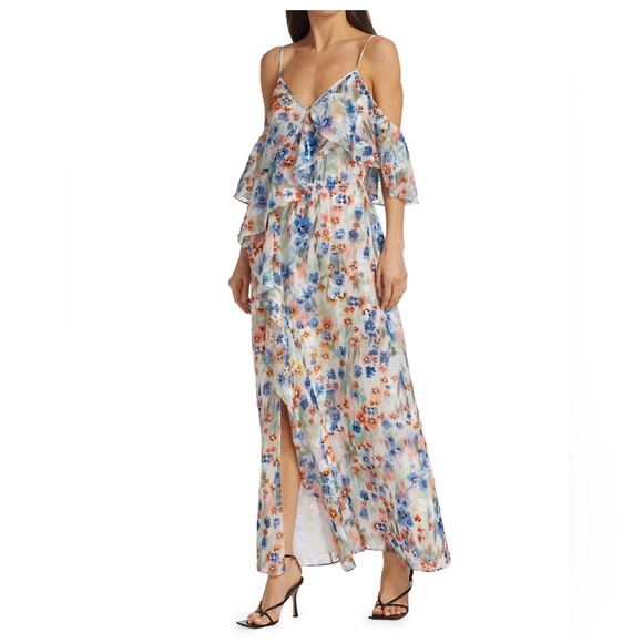 Tanya Taylor Dresses & Skirts - #301 Tanya Taylor Lorena Floral Ruffle Maxi Dress size 6 NWT